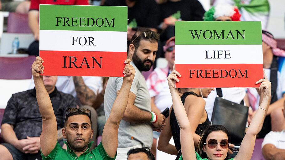 Iranische Fans in Katar