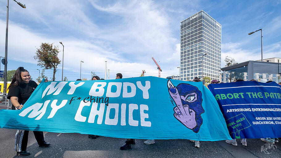 Demo von Abtreibungsbef&uuml;rwortern