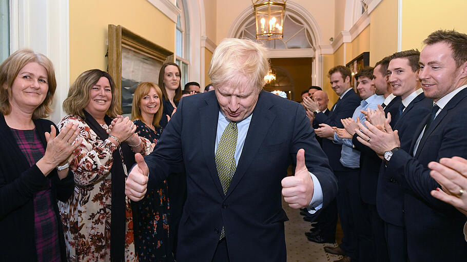 Boris Johnson nach der Parlamentswahl in Großbritannien