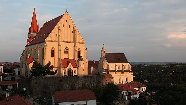 Gotische Nikolauskirche in Znaim