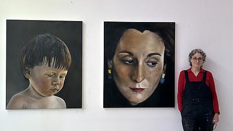 Künstlerin Karin Kneffel